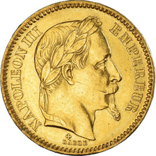 Monnaie, France, Napoleon III, Napoléon III, 20 Francs, 1863, Strasbourg, SUP