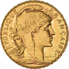 Coin, France, Marianne, 20 Francs, 1911, Paris, MS(63), Gold, KM:857