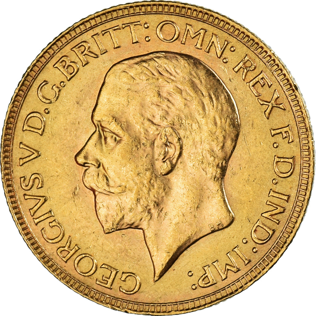 Coin, South Africa, George V, Sovereign, 1931, Pretoria, AU(55-58), Gold, KM:A22
