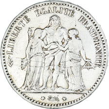 Münze, Frankreich, Hercule, 5 Francs, 1876, Paris, SS, Silber, KM:820.1