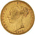Moeda, Grã-Bretanha, Victoria, 1/2 Sovereign, 1872, London, EF(40-45), Dourado