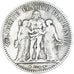 Moeda, França, Hercule, 5 Francs, 1877, Paris, VF(20-25), Prata, KM:820.1