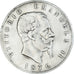 Moeda, Itália, Vittorio Emanuele II, 5 Lire, 1876, Rome, VF(30-35), Prata