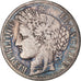 Münze, Frankreich, Cérès, 5 Francs, 1849, Paris, main-chien, S+, Silber