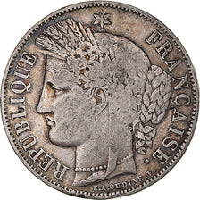 Monnaie, France, Cérès, 5 Francs, 1850, Paris, TB+, Argent, Gadoury:719
