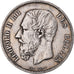 Moeda, Bélgica, Leopold II, 5 Francs, 5 Frank, 1868, AU(50-53), Prata, KM:24