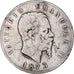 Munten, Italië, Vittorio Emanuele II, 5 Lire, 1873, Milan, FR, Zilver, KM:8.3