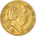 Moneta, Francja, Louis XVIII, 20 Francs, 1817, Paris, EF(40-45), Złoto