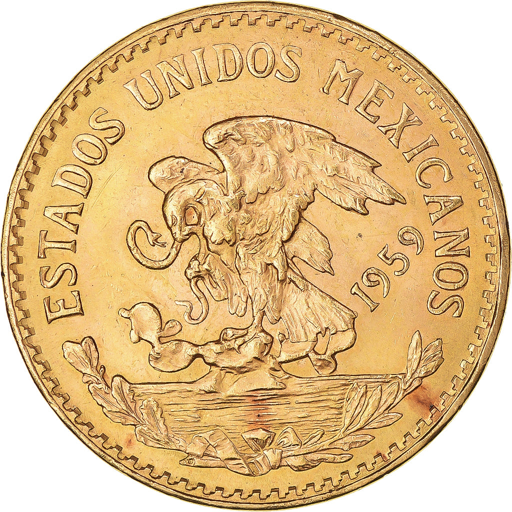 Monnaie, Mexique, 20 Pesos, 1959, Mexico City, SPL, Or, KM:478
