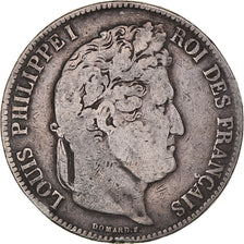 Monnaie, France, Louis-Philippe, 5 Francs, 1834, Strasbourg, TB, Argent