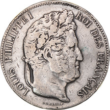 Munten, Frankrijk, Louis-Philippe, 5 Francs, 1840, Strasbourg, FR, Zilver