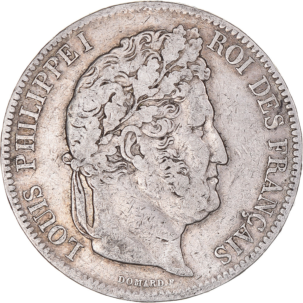 Monnaie, France, Louis-Philippe, 5 Francs, 1842, Lille, TTB, Argent
