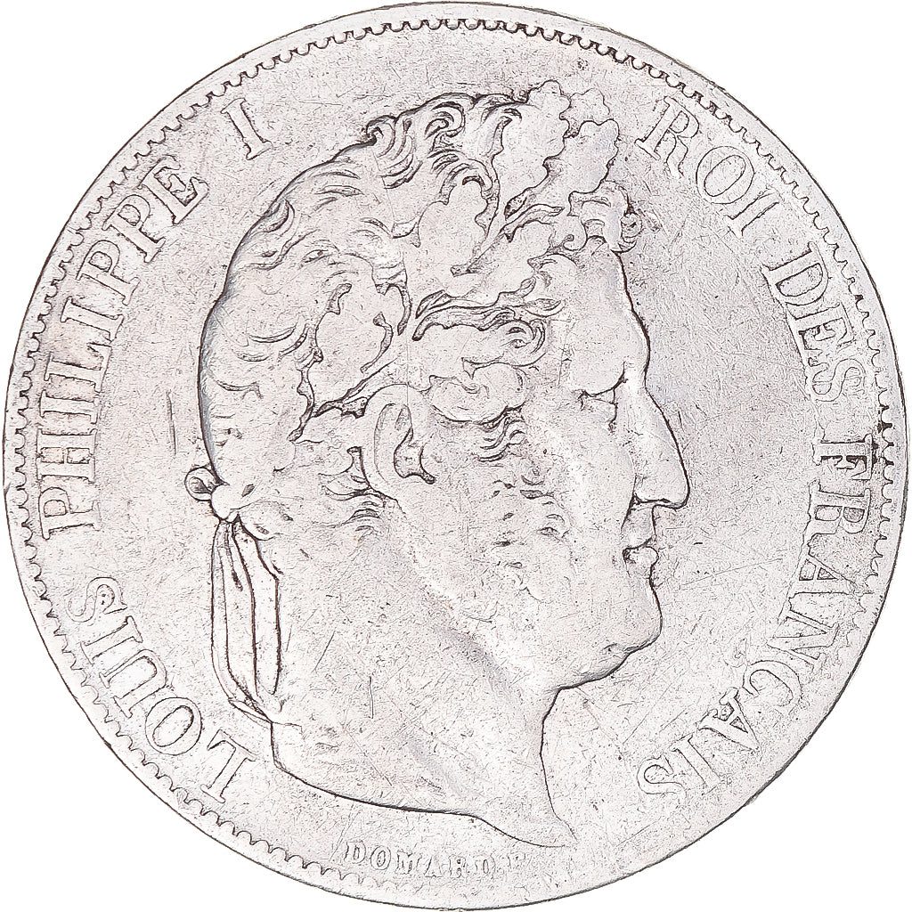 Munten, Frankrijk, Louis-Philippe, 5 Francs, 1844, Paris, FR+, Zilver, KM:749.1