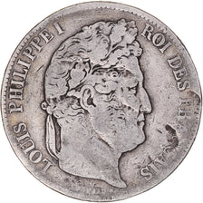 Monnaie, France, Louis-Philippe, 5 Francs, 1838, Paris, TB, Argent, Gadoury:678