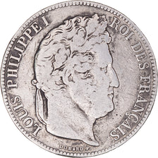 Coin, France, Louis-Philippe, 5 Francs, 1842, Paris, VF(20-25), Silver