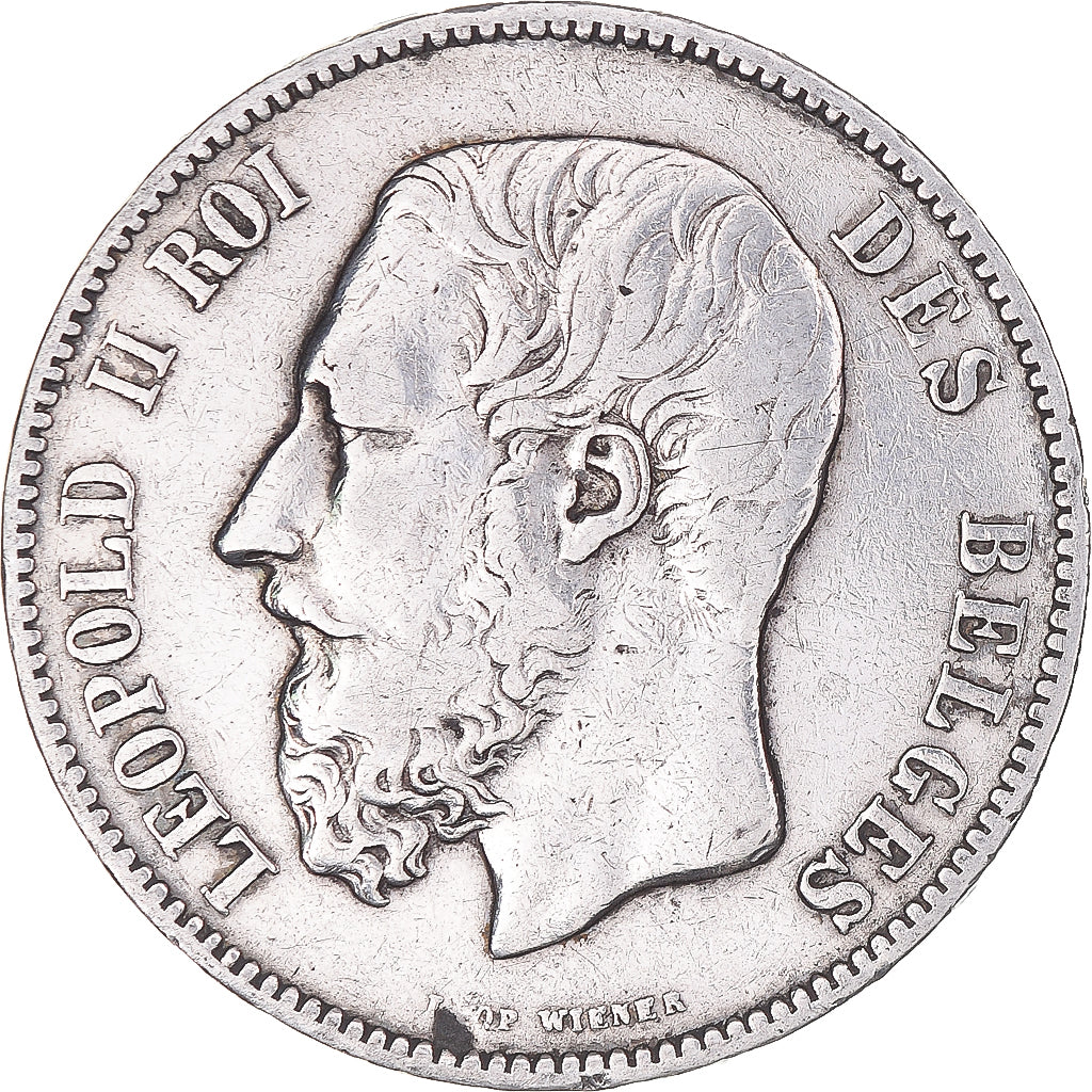 Monnaie, Belgique, Leopold II, 5 Francs, 5 Frank, 1873, TB, Argent, KM:24