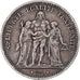 Moneda, Francia, Hercule, 5 Francs, 1873, Bordeaux, BC+, Plata, KM:820.2