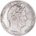 Moneta, Francia, Louis-Philippe, 5 Francs, 1833, Perpignan, MB+, Argento