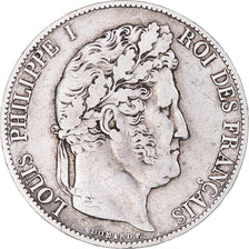 Coin, France, Louis-Philippe, 5 Francs, 1847, Paris, VF(30-35), Silver