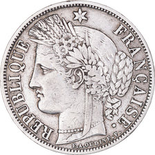 Coin, France, Cérès, 5 Francs, 1850, Paris, EF(40-45), Silver, KM:761.1