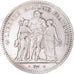 Monnaie, France, Hercule, 5 Francs, 1848, Paris, TTB, Argent, Gadoury:683