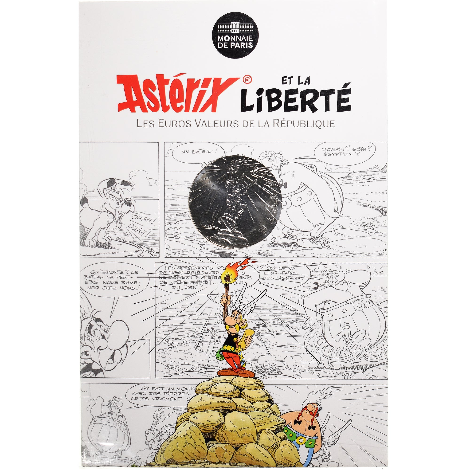 France, 10 Euro, Astérix Liberté (La grande traversée), 2015, Paris, B.D