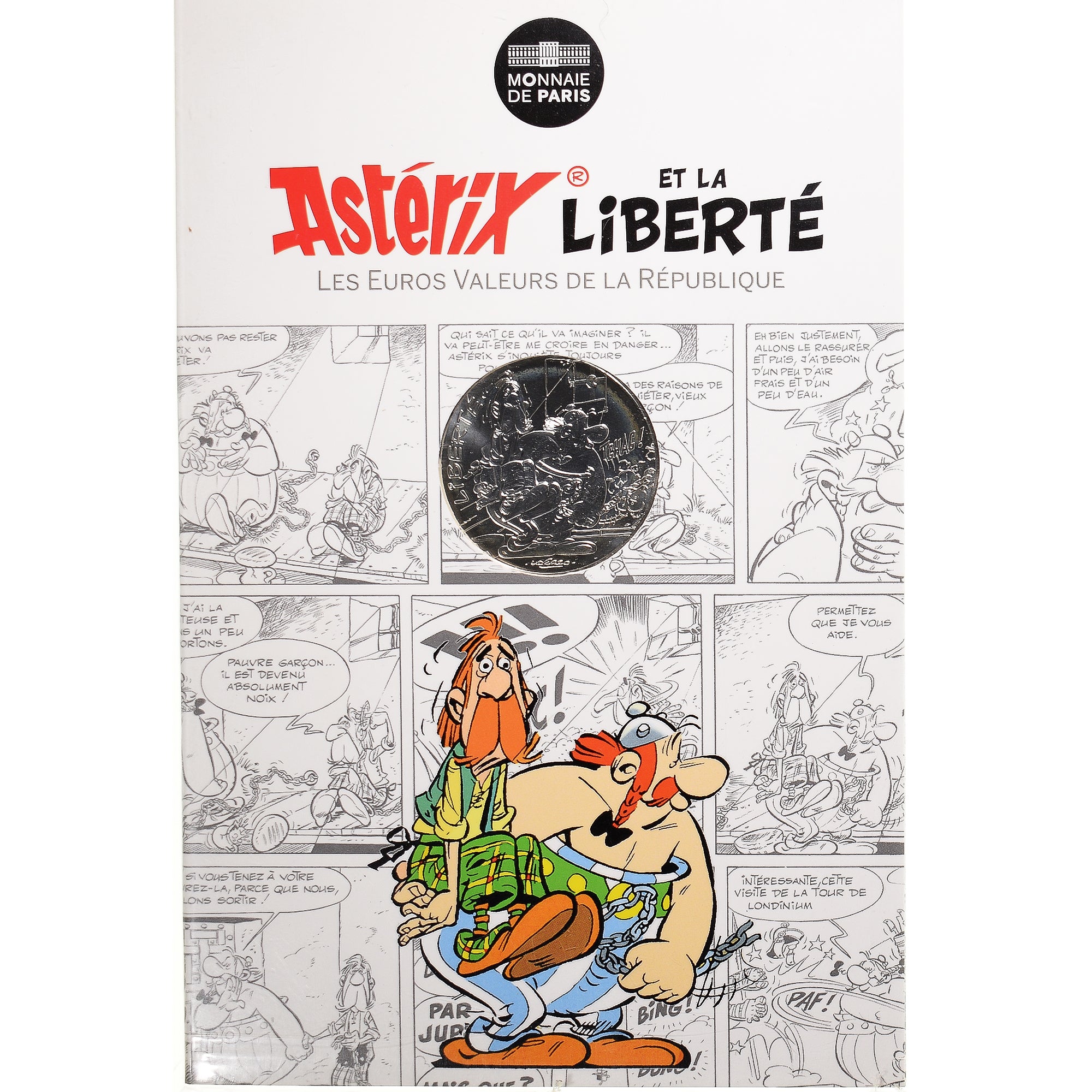 Francia, 10 Euro, Astérix Liberté (Astérix chez les bretons), 2015, Paris