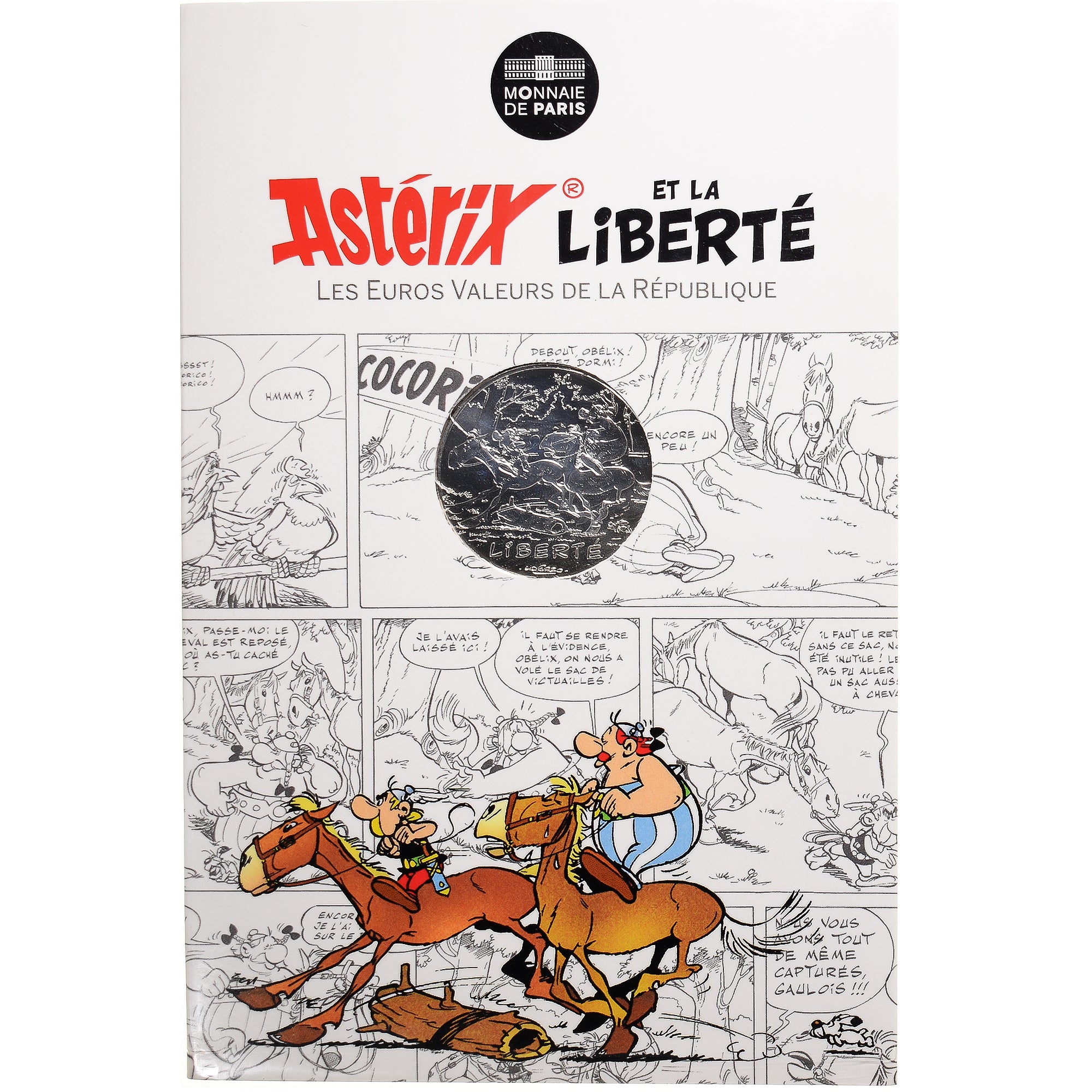 France, Monnaie de Paris, 10 Euro, Astérix Liberté (Le Tour de Gaule), 2015