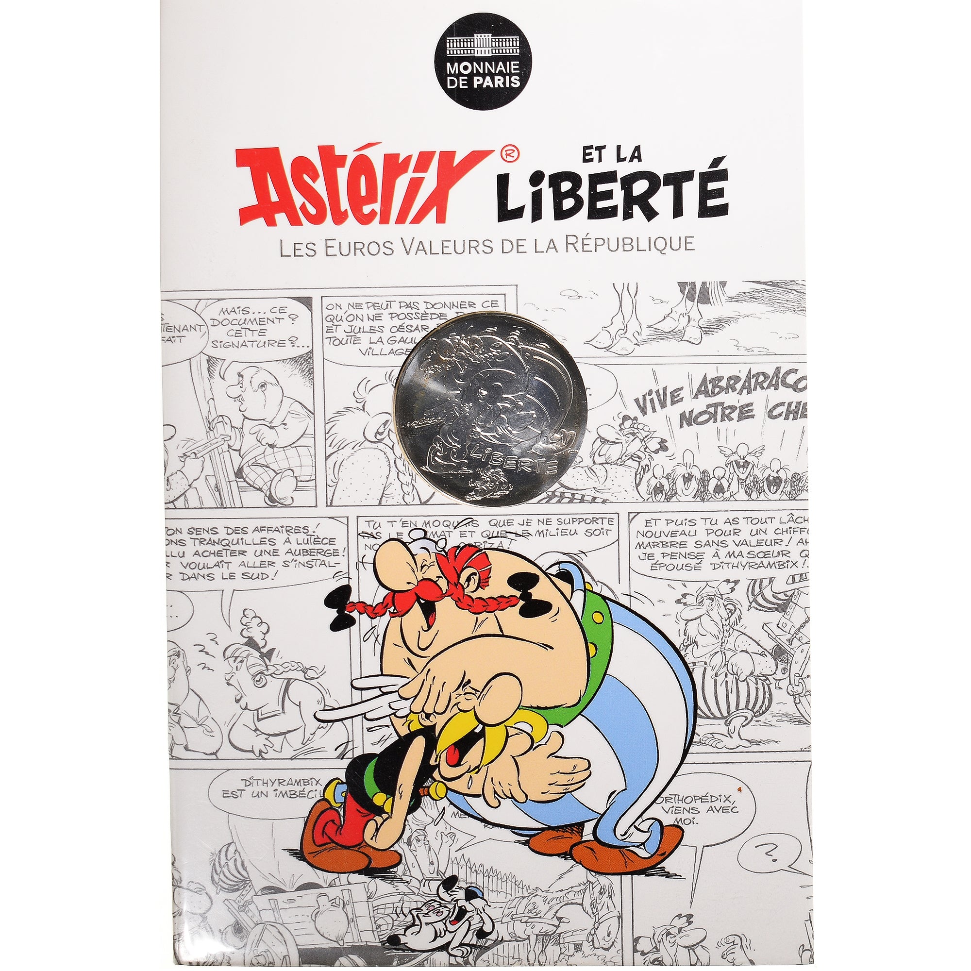 France, 10 Euro, Astérix - Liberté - Le cadeau de César, 2015, Paris