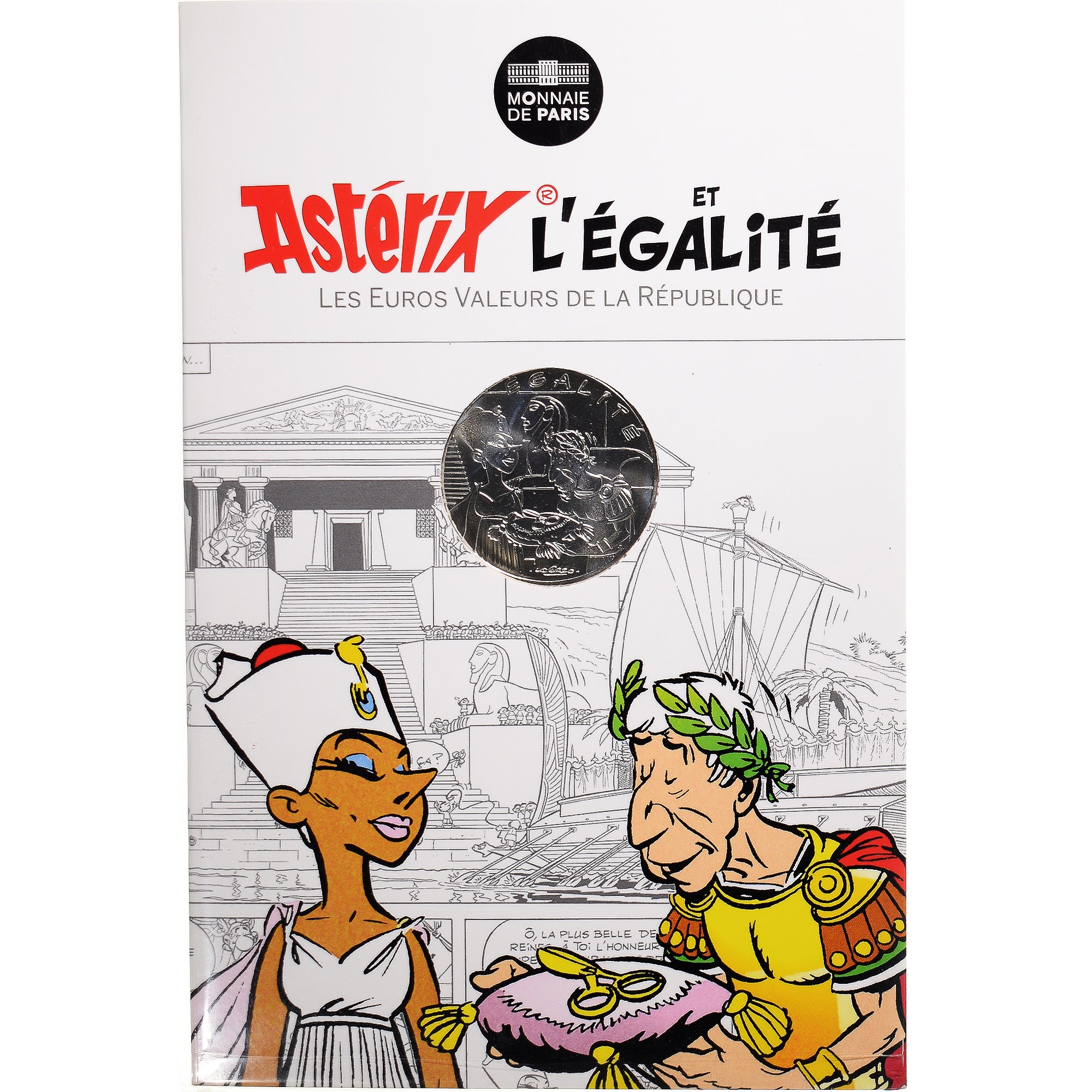 France, Monnaie de Paris, 10 Euro, Astérix Égalité (Astérix et Cléopâtre)