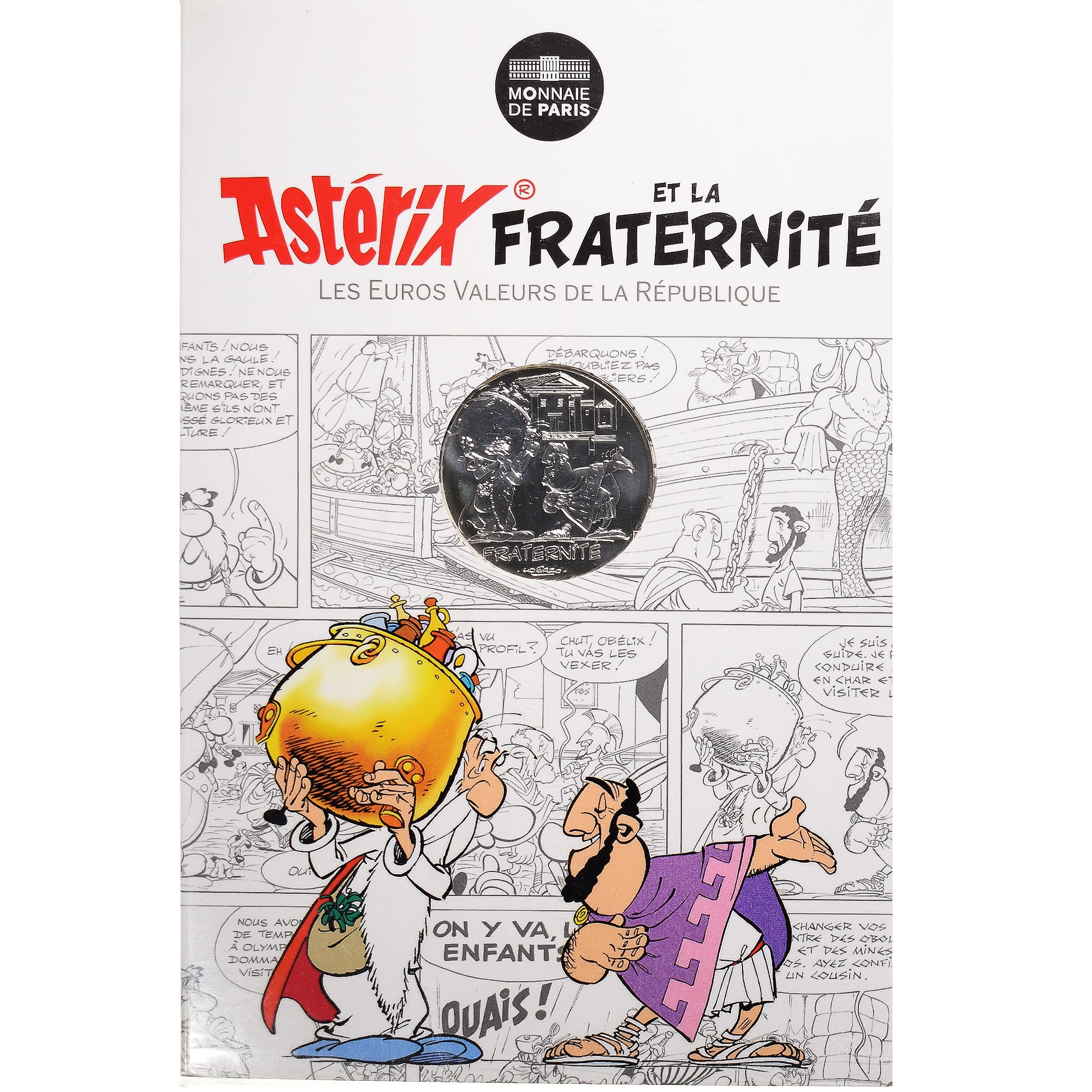 France, Monnaie de Paris, 10 Euro, Astérix Fraternité (Jeux Olympiques), 2015