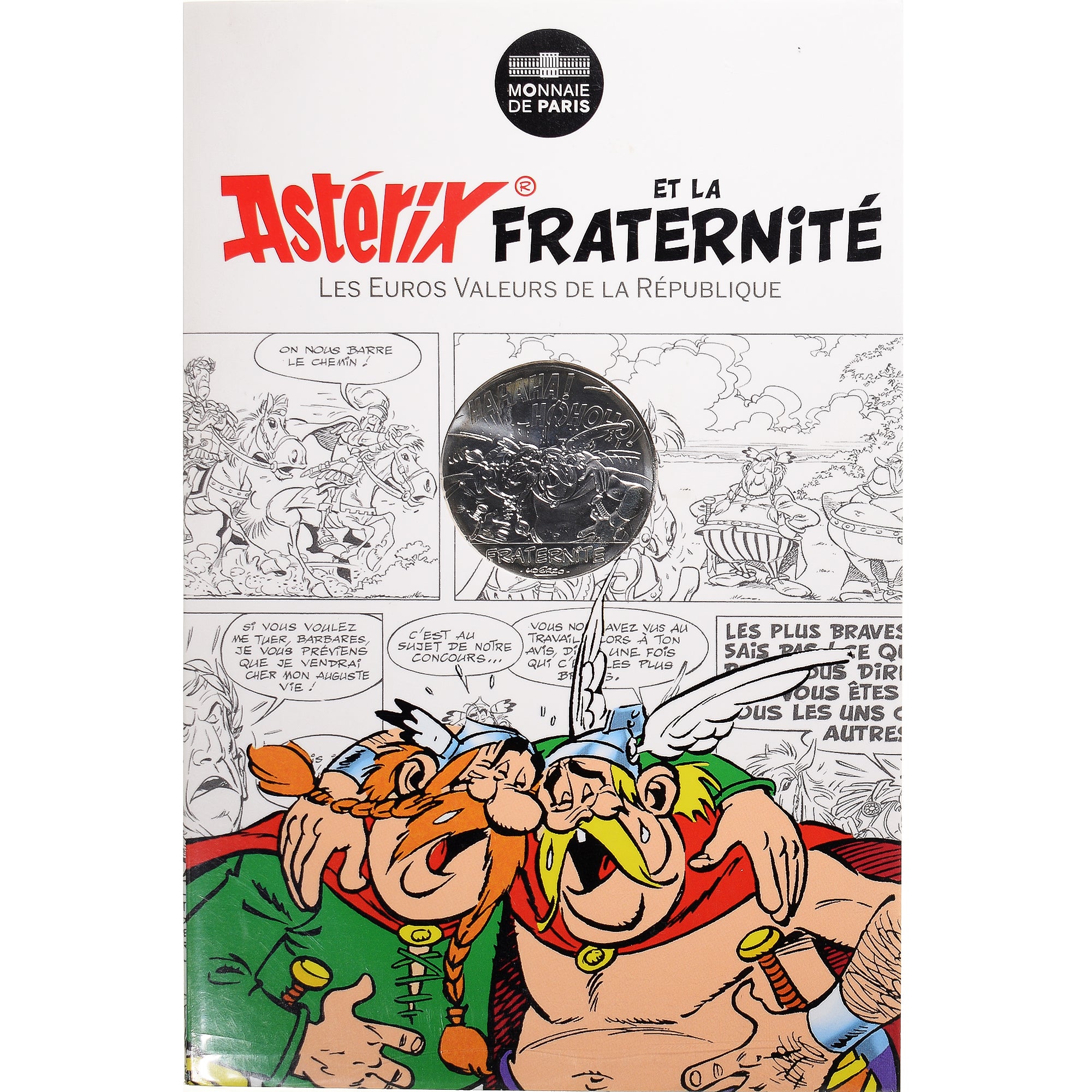France, Monnaie de Paris, 10 Euro, Astérix Fraternité (Astérix chez les