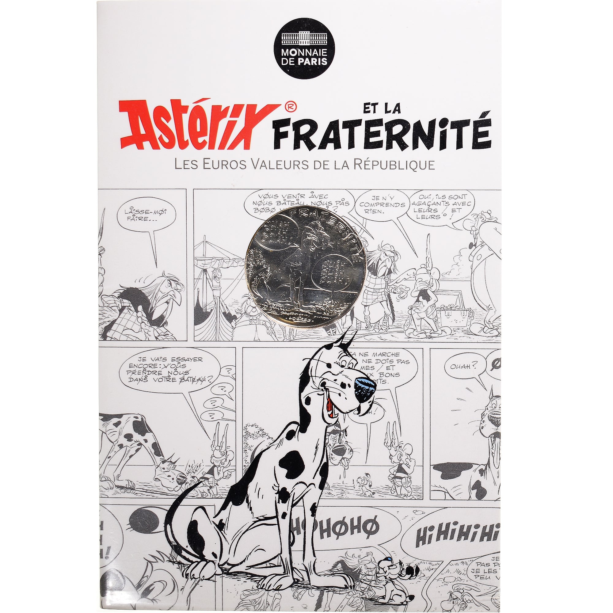 França, Monnaie de Paris, 10 Euro, Astérix Fraternité (La grande traversée)