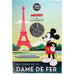 France, 10 Euro, 2018, Mickey aux pieds de la Dame de fer, MS(65-70), Silver