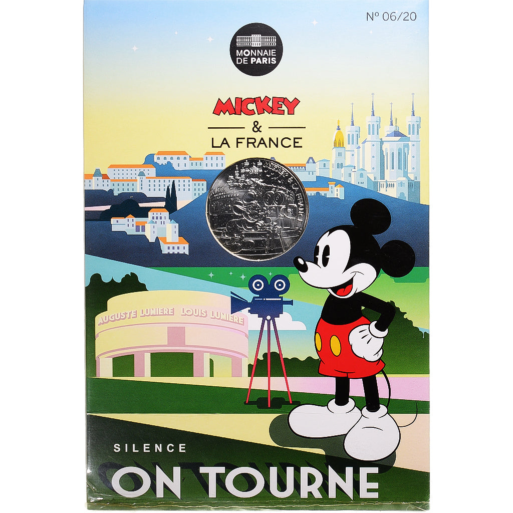 Francia, Monnaie de Paris, 10 Euro, Mickey (Lyon), 2018, Paris, FDC, Argento