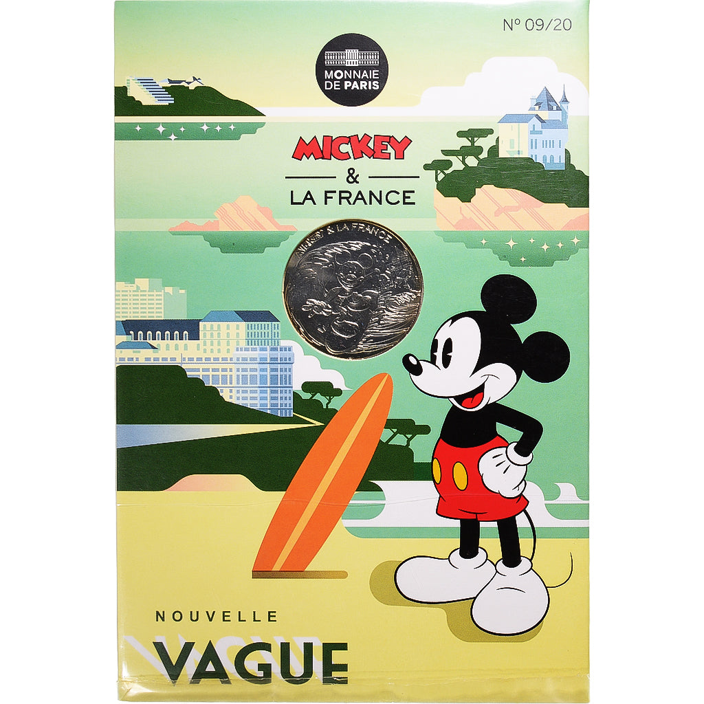 France, Monnaie de Paris, 10 Euro, Mickey (Biarritz), 2018, Paris, MS(65-70)