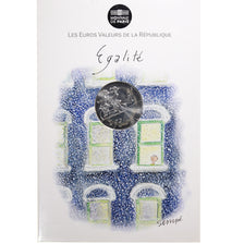 França, Monnaie de Paris, 10 Euro, Egalité Hiver Sempé, 2014, Paris
