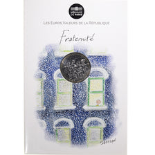 Francia, Monnaie de Paris, 10 Euro, Fraternité Hiver Sempé, 2014, Paris, FDC