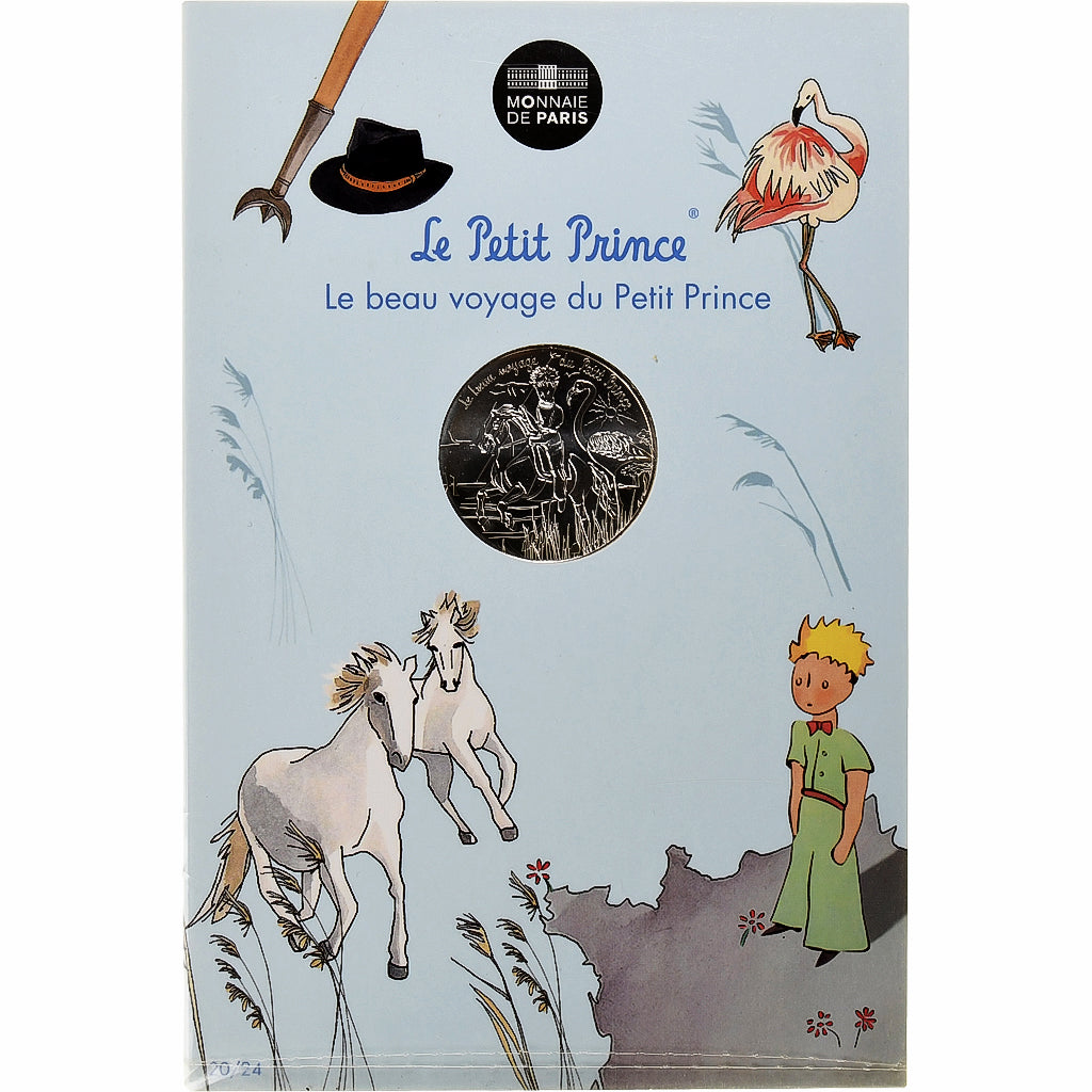 France, Monnaie de Paris, 10 Euro, Le Petit Prince à cheval, 2016, MS(65-70)