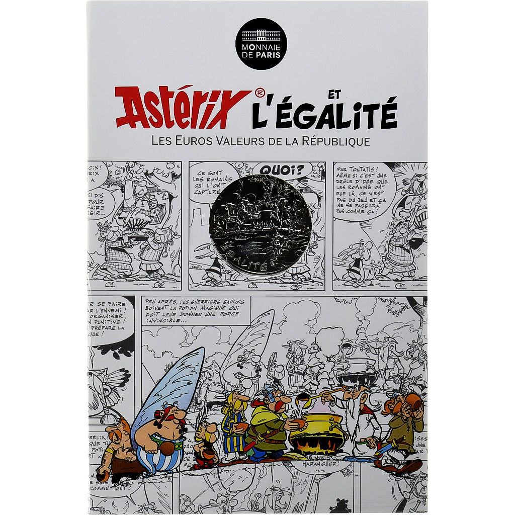 Frankrijk, Parijse munten, 10 Euro, Astérix Égalité (Astérix gladiateur)