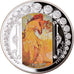 France, Medal, Mucha, Les quatre saisons, Été, 2014, MS(65-70), Copper Plated