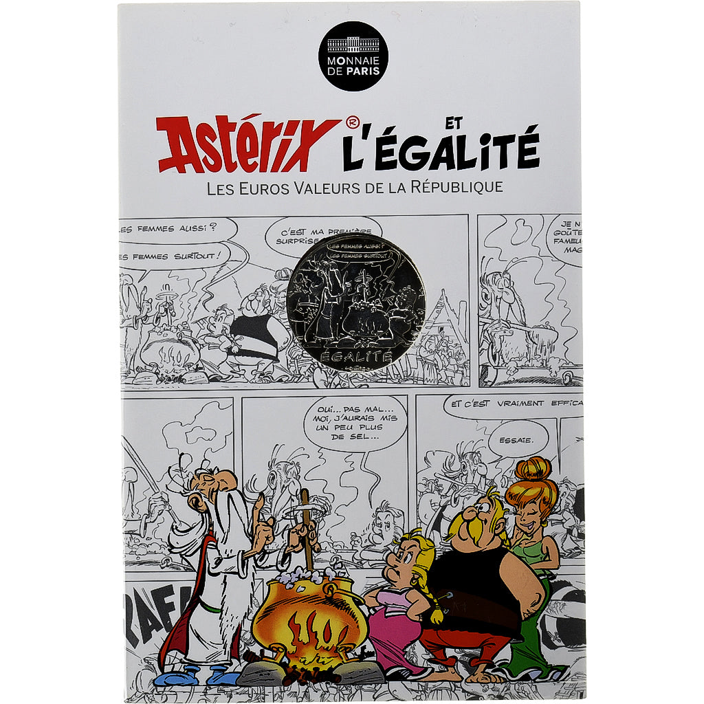 France, Monnaie de Paris, 10 Euro, Astérix Égalité (Le devin - Panoramix)