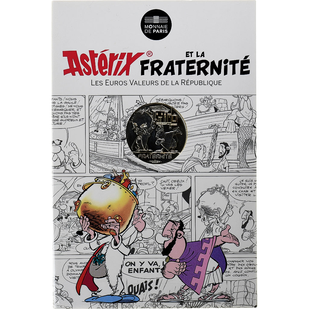 France, Monnaie de Paris, 10 Euro, Astérix Fraternité (Jeux Olympiques), 2015