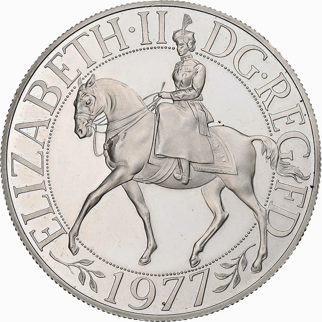 Monnaie, Grande-Bretagne, Elizabeth II, 25 New Pence, 1977, SUP+, Argent