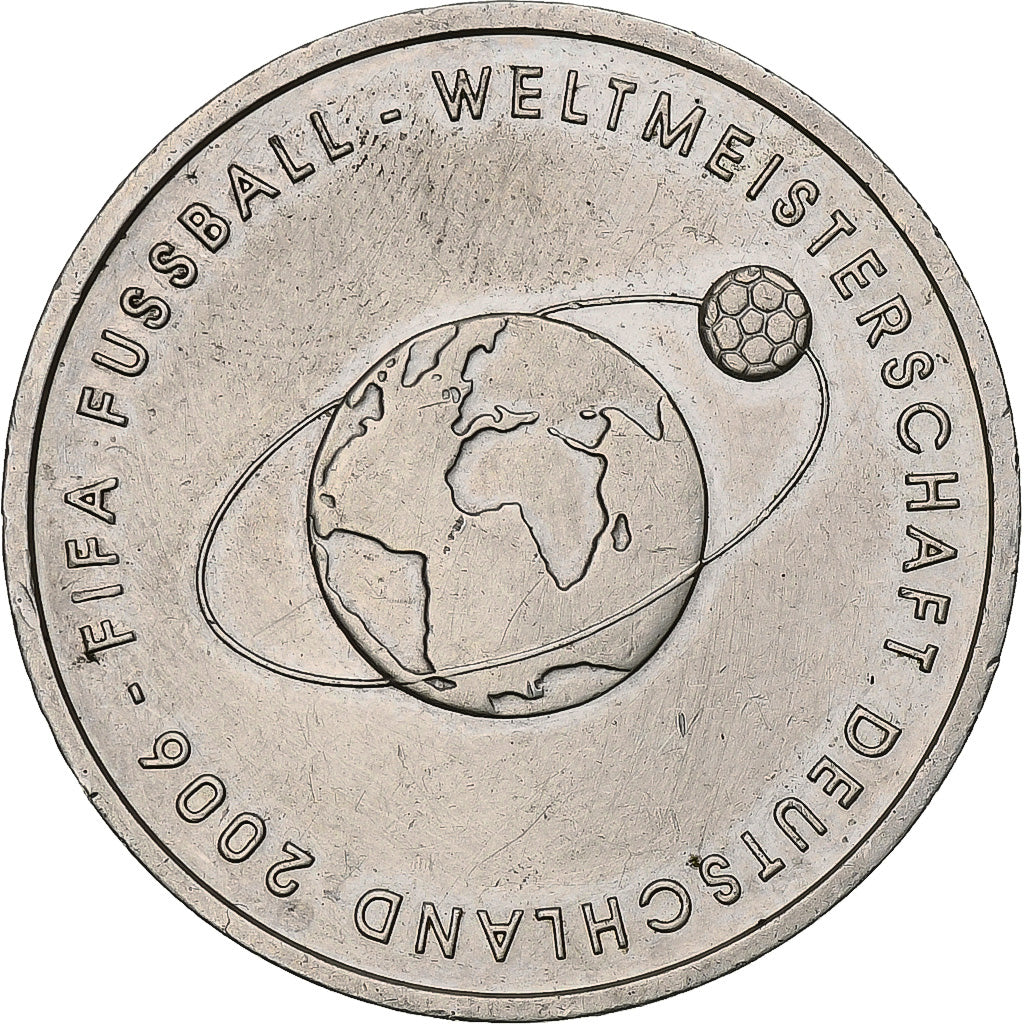 GERMANY - FEDERAL REPUBLIC, 10 Euro, 2004, Stuttgart, AU(55-58), Silver, KM:229
