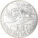 France, 10 Euro, Nord-Pas de Calais, 2012, Paris, MS(64), Silver, KM:1880