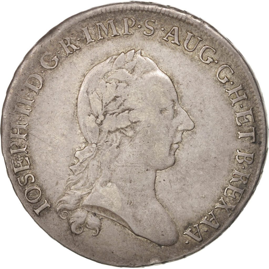 ITALIAN STATES, Scudo, 6 Lire, 1785, Milan, KM #212, EF(40-45), Silver, 39-40,..