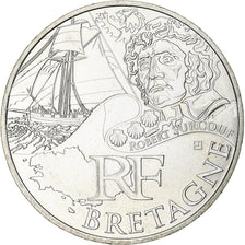 France, 10 Euro, Bretagne, 2012, Paris, MS(63), Silver, KM:1866