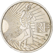 France, Semeuse, 10 Euro, 2009, Monnaie de Paris, MS(63), Silver, KM:1580