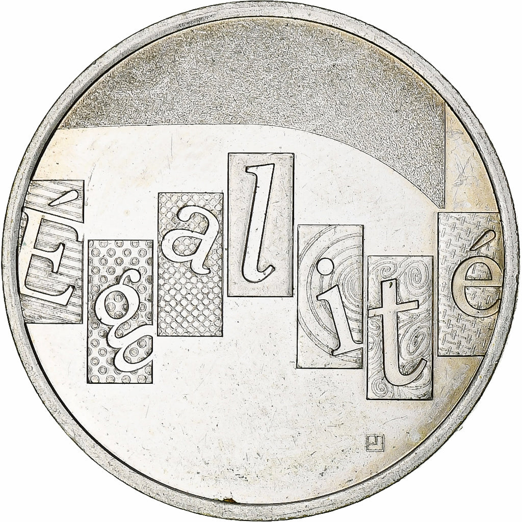 France, 5 Euros, Egalite, 2013, MS(60-62), Silver